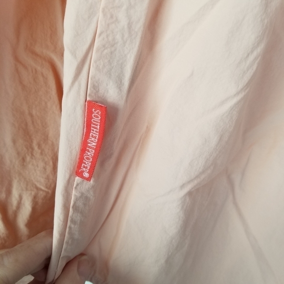 NWT Southern Proper Sportsman Collection Fishing Field Shirt Peach/Salmon Size S - Picture 11 of 16
